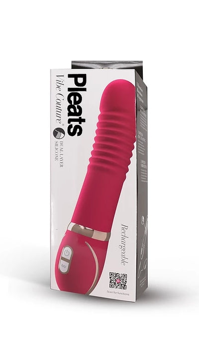 Vibe Couture Pleats Pink Vibrator > Vibrators > Finger Vibrators Main image