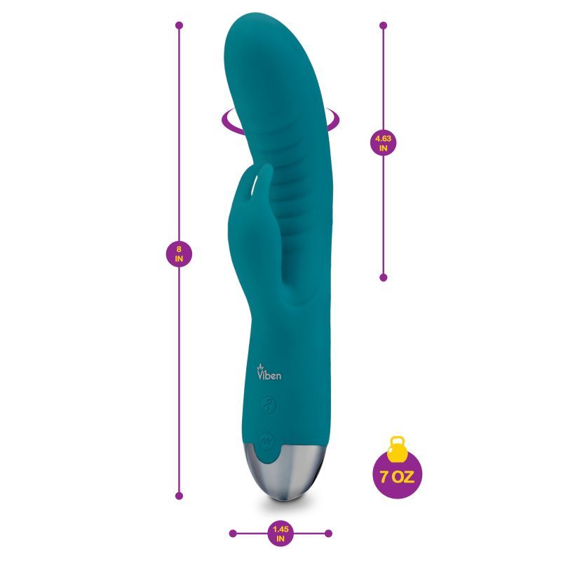 Viben Alluring Come Hither Rabbit Vibe Ocean G-Spot Massager > Sex Toys For Ladies > G-Spot Vibrators