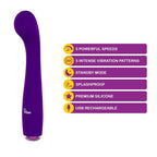 Viben Devotion Violet G-Spot Vibrator – Smooth Silicone Intense Stimulation Device > Sex Toys For Ladies > G-Spot Vibrators