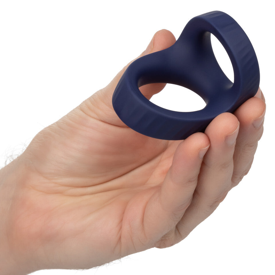 Viceroy Max Dual Silicone (Black) – Stretchy Stamina Cock Ring COCK RINGS Sling