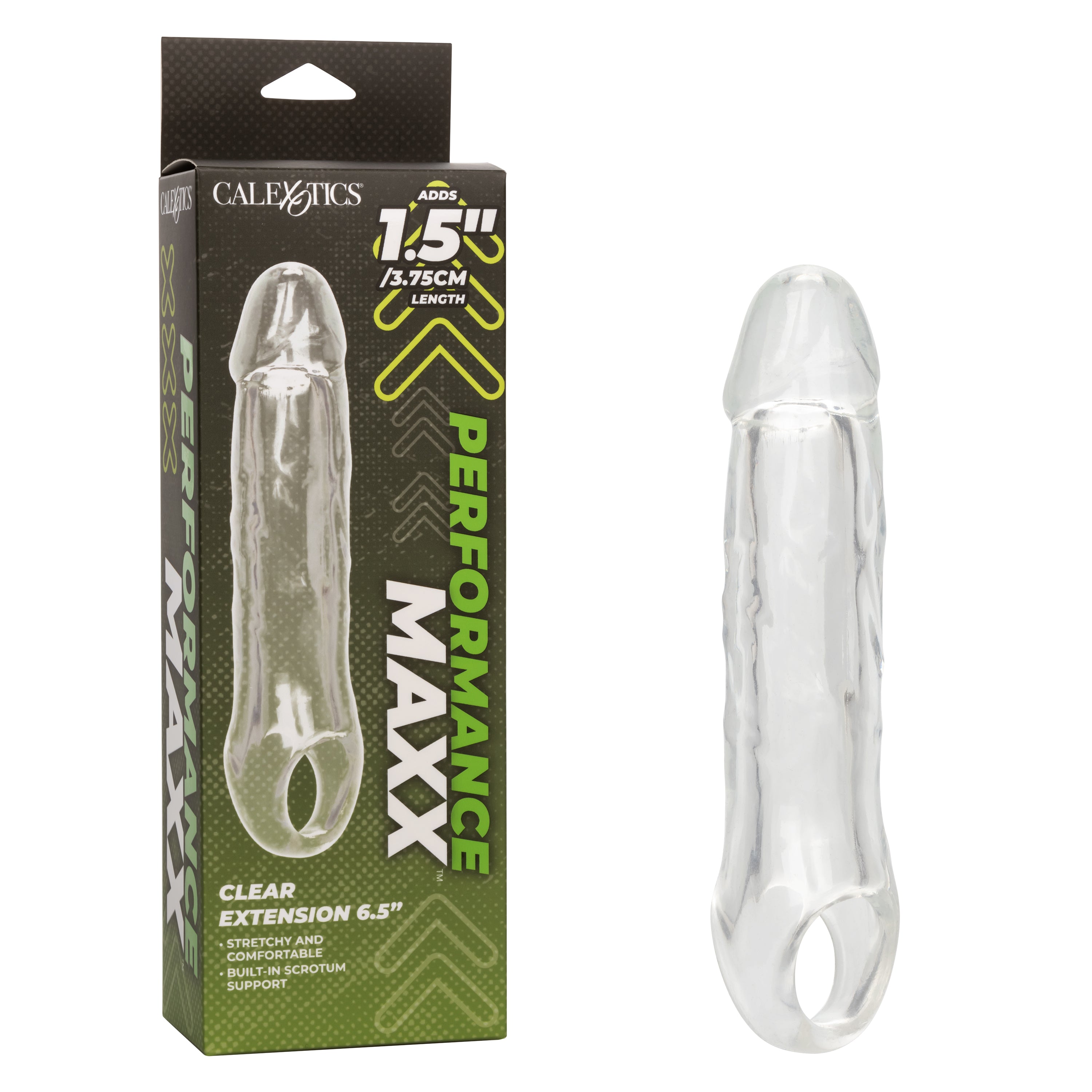 Performance Maxx Clear Penis Extension Sleeve 6.5 Inch Length SLEEVES