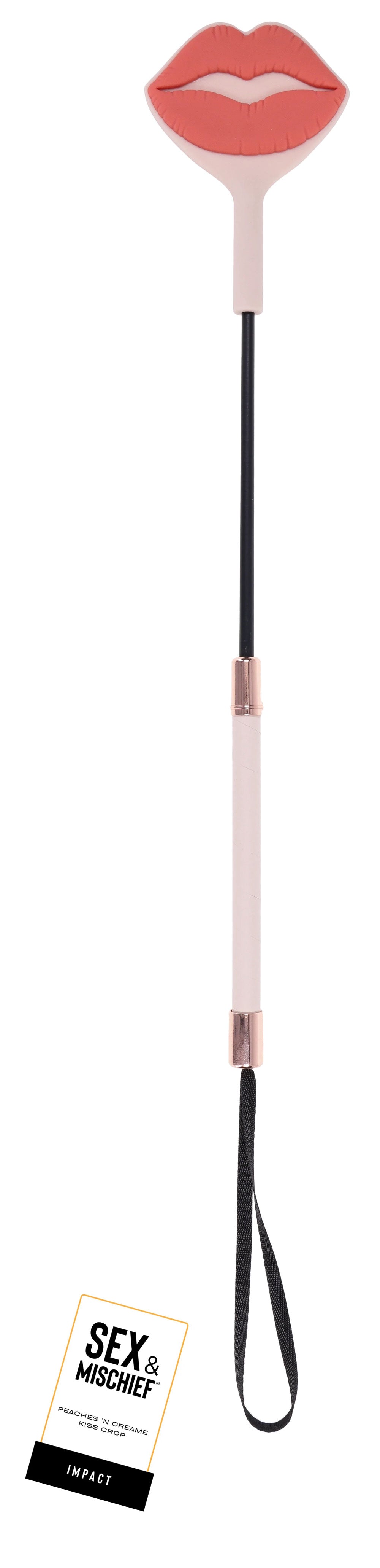 Peaches 'N Creame Kiss Crop Peach Spanking Paddle with Silicone Tip ...
