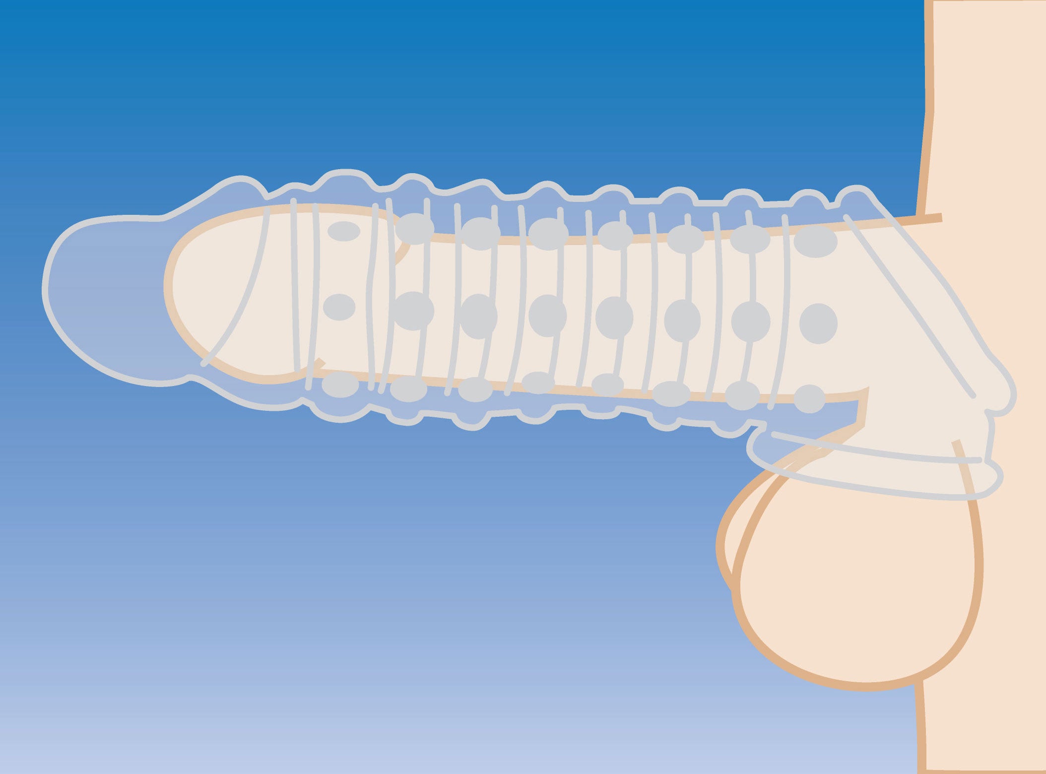 Size Matters Penis Enhancer Sleeve 1.5 Inch Extension SLEEVES