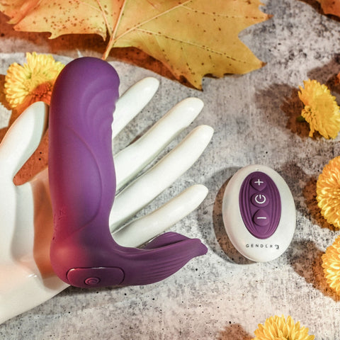Gender X Velvet Hammer USB Rechargeable Wearable Vibe with Remote Control Panty Vibrators