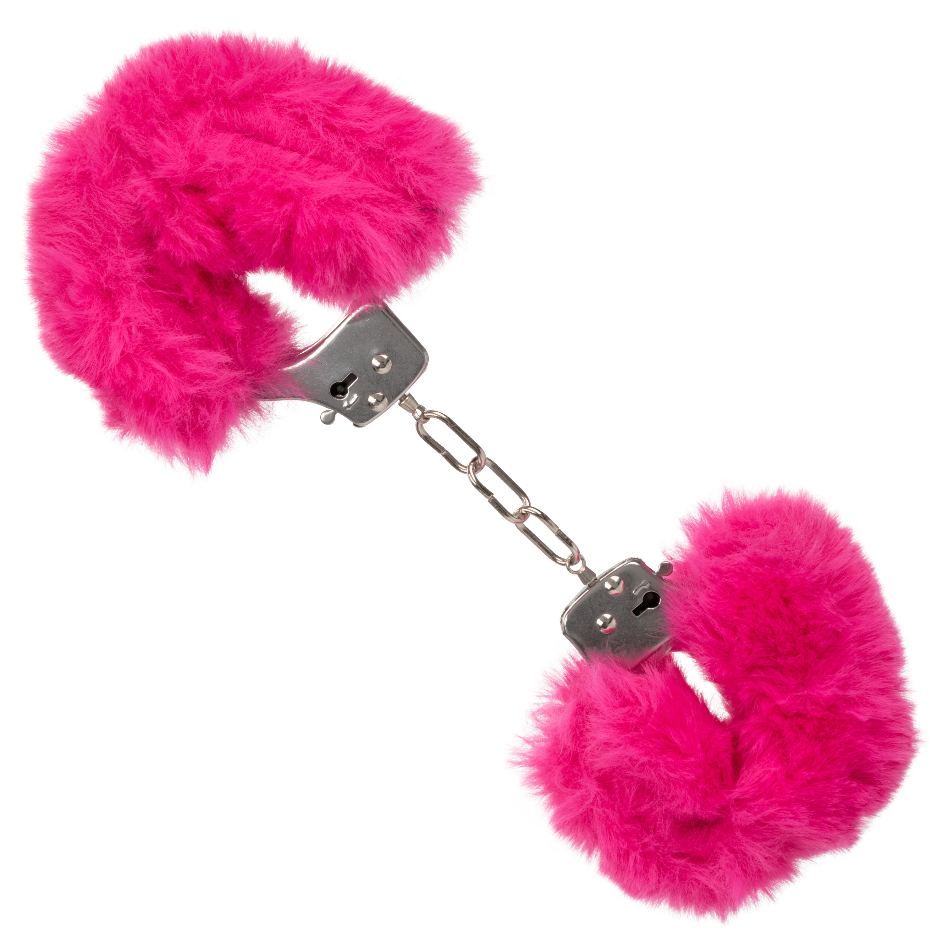 Ultra Fluffy Pink Furry Handcuffs – Plush Couples Bondage Gear > Bondage Gear > Handcuffs