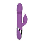 Enchanted Kisser Purple Silicone Rotating and Thrusting Vibrator > Vibrators > Ladies > Rabbit