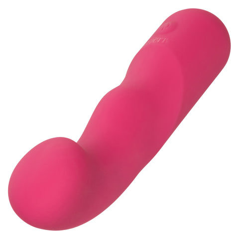 Liquid Silicone Pixies Curvy Pink Flexible Curved Massager with 10 Speeds > Vibrators > Standard Vibrators