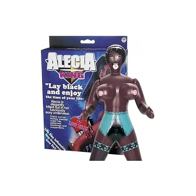 Alecia King Inflatable Blow Up Doll – PVC Life Size Sex Model with Three Orifices > Sex Toys > Sex Dolls > Novelty Inflatables