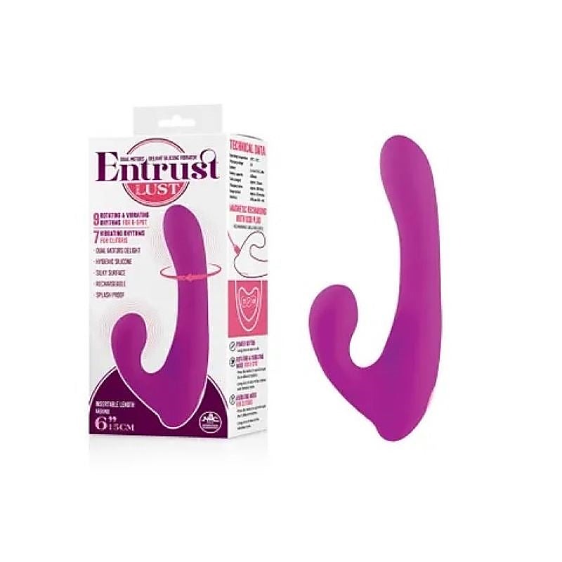 Entrust With Lust G-Spot Vibrator 9 Rotating Rhythms > Vibrators > Ladies > Rabbit Multi