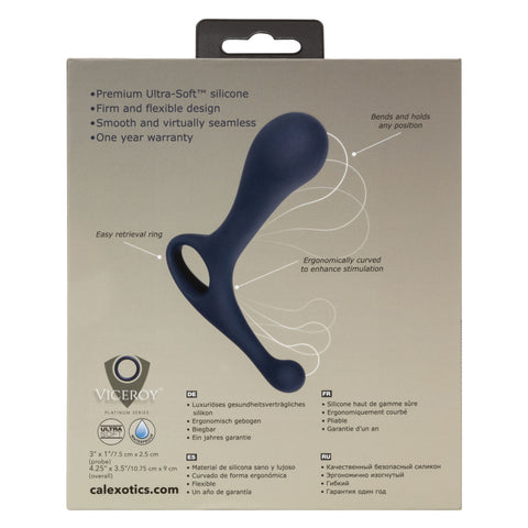 Viceroy Direct Probe Ultra-Soft Silicone Ergonomically Curved Bendable 4.75 x 3.5 Inch > Anal Range > Prostate Plugs