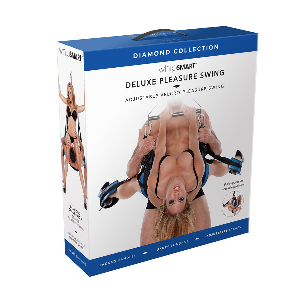 WhipSmart Diamond Deluxe Pleasure Swing for Enhanced Intimacy and Comfort Blue SWINGS