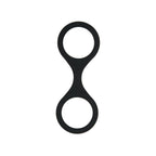 WhipSmart Silicone Handcuffs - Black with Free Blindfold - 19 cm > Bondage Gear > Handcuffs
