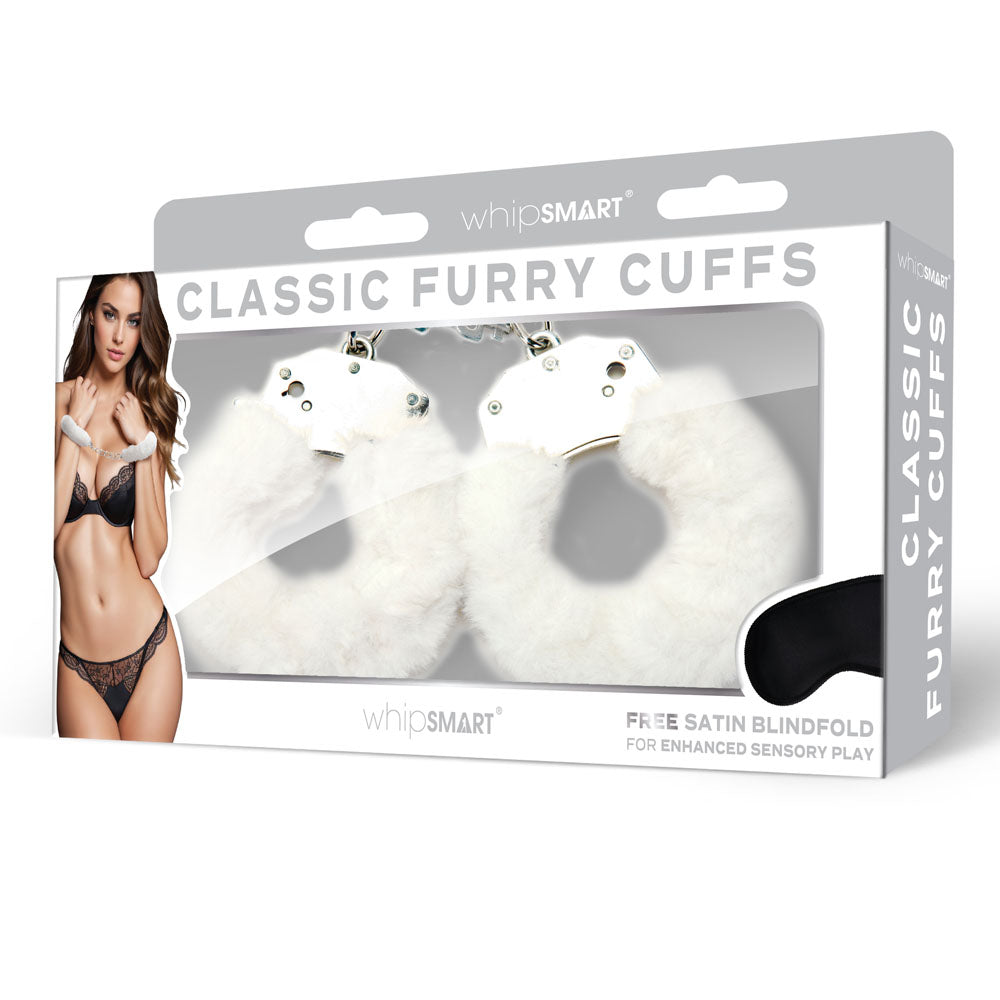 WhipSmart Classic Furry Cuffs – Luxurious Faux Fur Comfort > Bondage Gear > Handcuffs