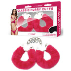 Whipsmart Adjustable Furry Wrist Cuffs With Satin Blindfold Pink > Bondage Gear > Handcuffs