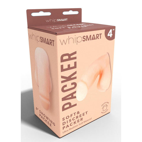 WhipSmart 4 Inch Soft and Discreet Packer Adult Toy Flesh Packers
