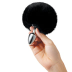 WhipSmart Furry Tales Bunny Tail Black Metal Plug > Anal Range > Tail Butt Plugs