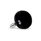 WhipSmart Furry Tales Bunny Tail Black Metal Plug > Anal Range > Tail Butt Plugs