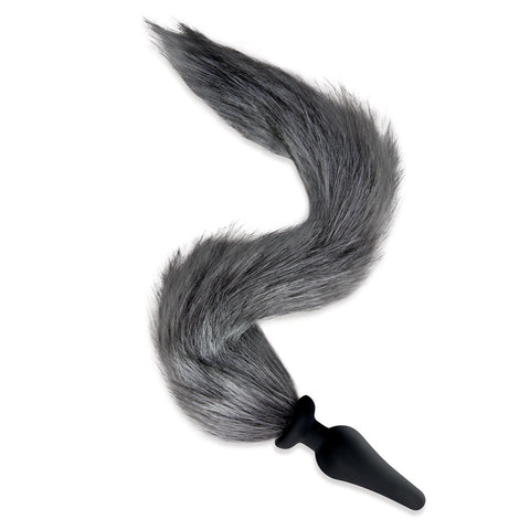WhipSmart Furry Tales Foxtail Furry Play Set - Grey Tails