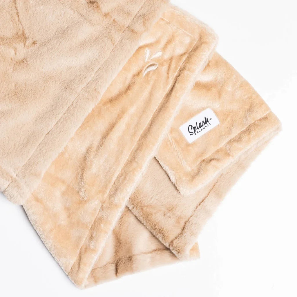 Furlush Splash Blanket Large Chai Plush Velvet Cuddle Blanket > Essentials > Splash Blankets