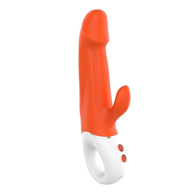 Wave Rabbit Orange Pleasure Device 227mm x 78mm > Vibrators > Ladies > Rabbit
