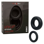 Link Up Optimum Black Dual-Density Silicone Vibrating Enhancer and Ultra-Soft Textured Support Ring Default Title > Cock Ring > Vibrating