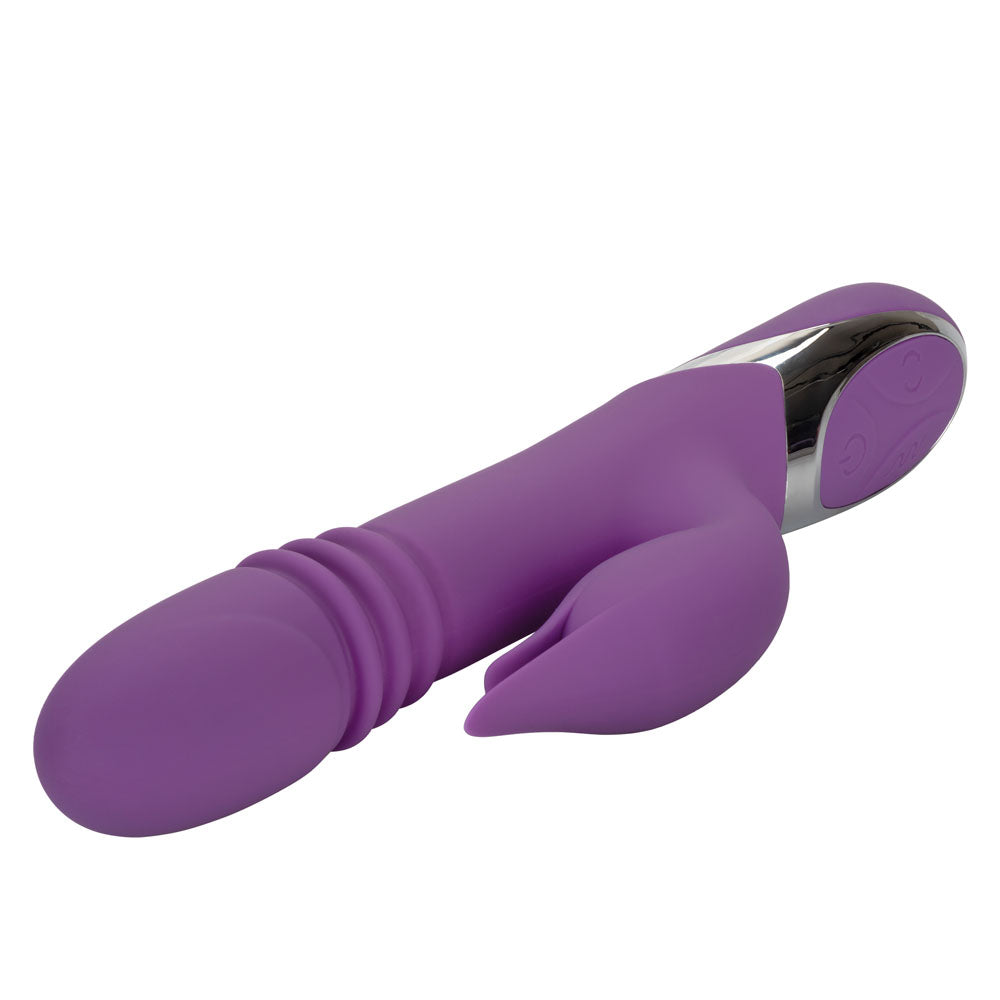 Enchanted Kisser Purple Silicone Rotating and Thrusting Vibrator > Vibrators > Ladies > Rabbit