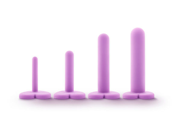 Wellness Silicone Vaginal Dilator Kit 4-Piece Set Purple > Sex Toys > Dilators