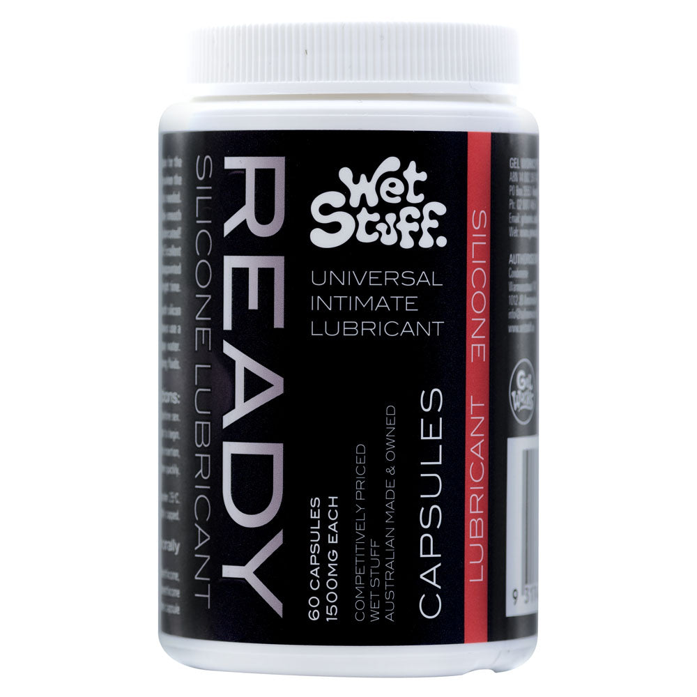 Wet Stuff Ready Silicone Bodyglide Caps Jar 60 Pack Silicone Lubricant