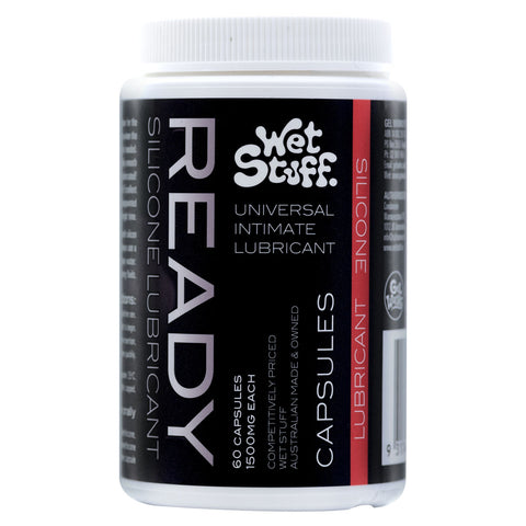Wet Stuff Ready Silicone Bodyglide Caps Jar 60 Pack Silicone Lubricant