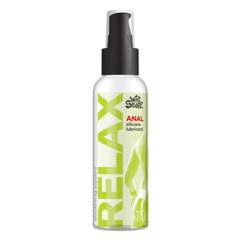 Wet Stuff Relax Anal Silicone Lubricant Pump 110g Default Title Anal Lubricant