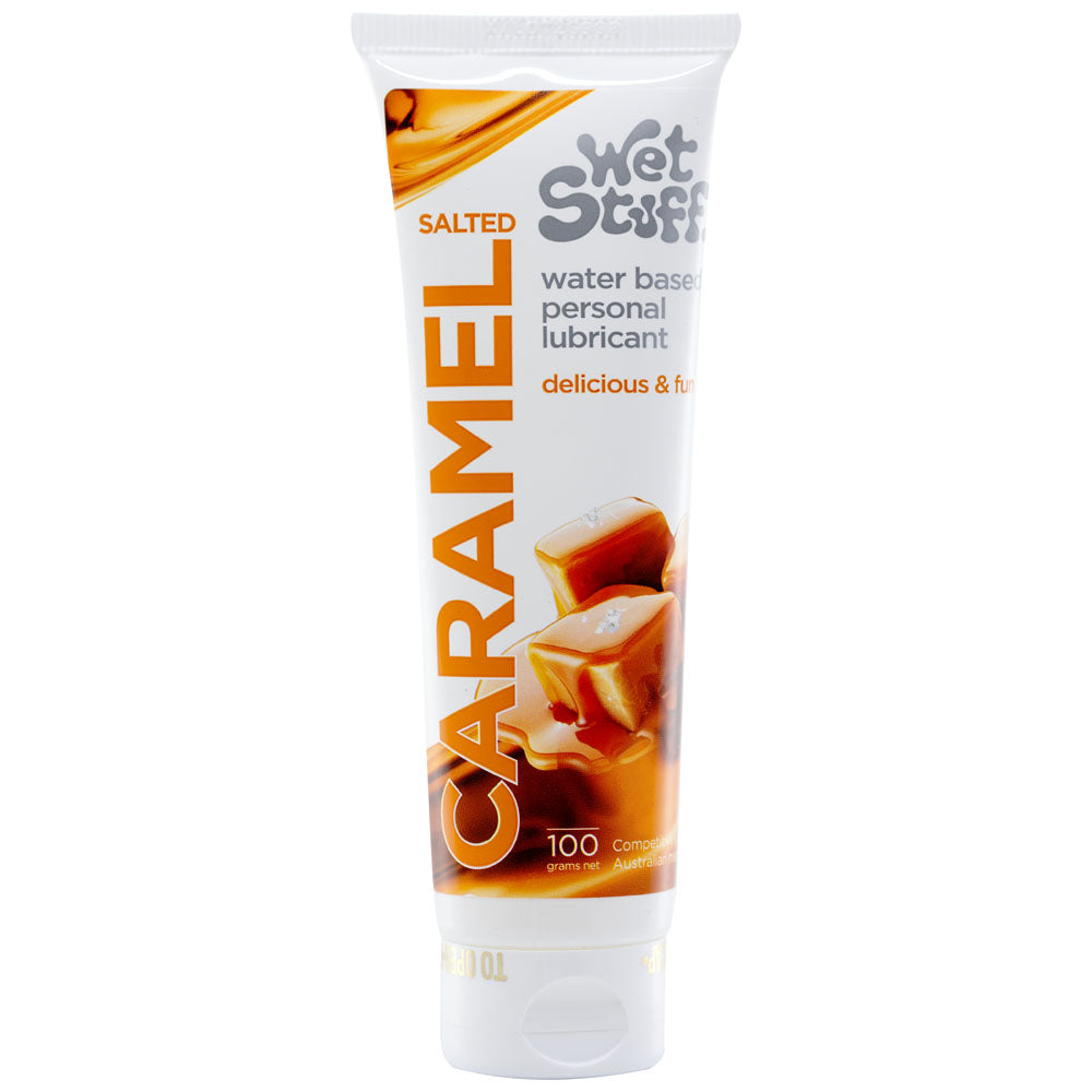Wet Stuff Salted Caramel Flavored Lubricant 100g – Flavored Intimate Lubricant > Lube > Flavoured