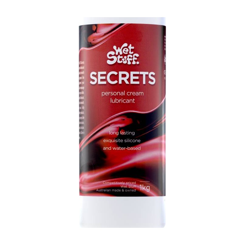 Wet Stuff Secrets Pump Silicone and Water-Based Lubricant 1kg Default Title Hybrid Lube