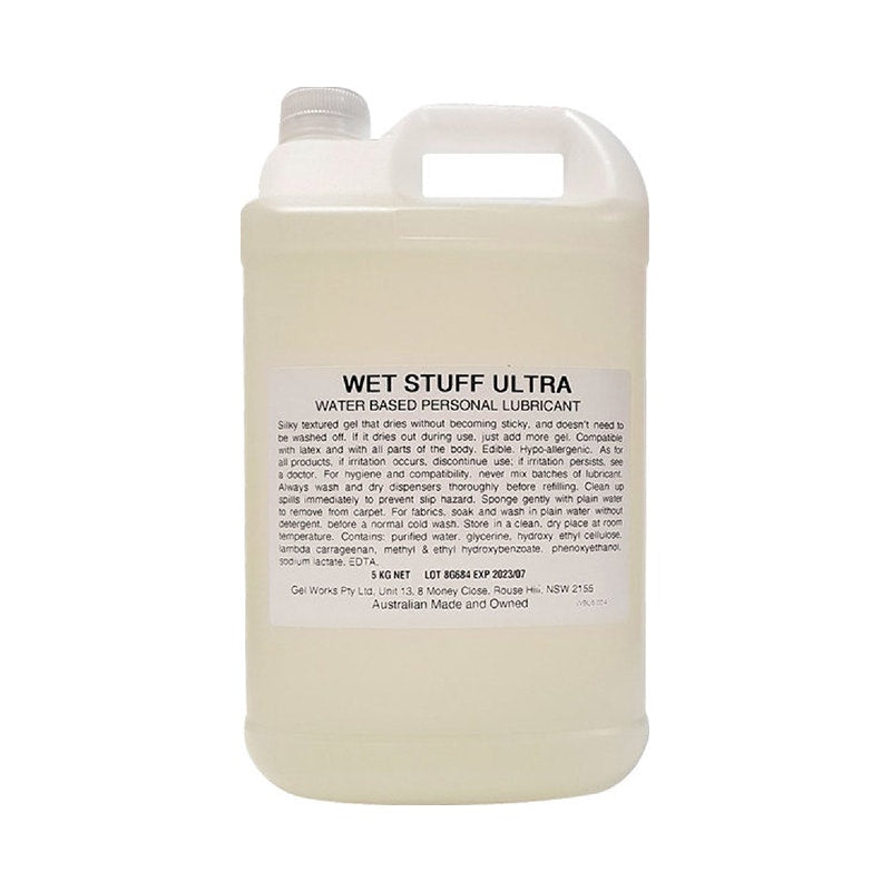 Wet Stuff Ultra 5kg Water Based Lubricant Default Title Water Based Lube