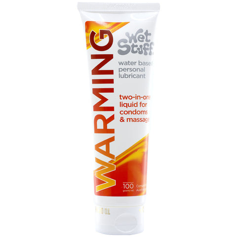 Wet Stuff Warming Lubricant Tube 100g Water Based Lube