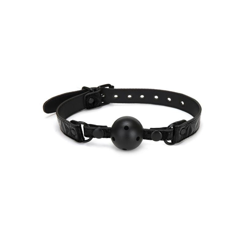 Whip Smart Diamond Deluxe Ball Gag in Black > Bondage Gear > Gags and Bits