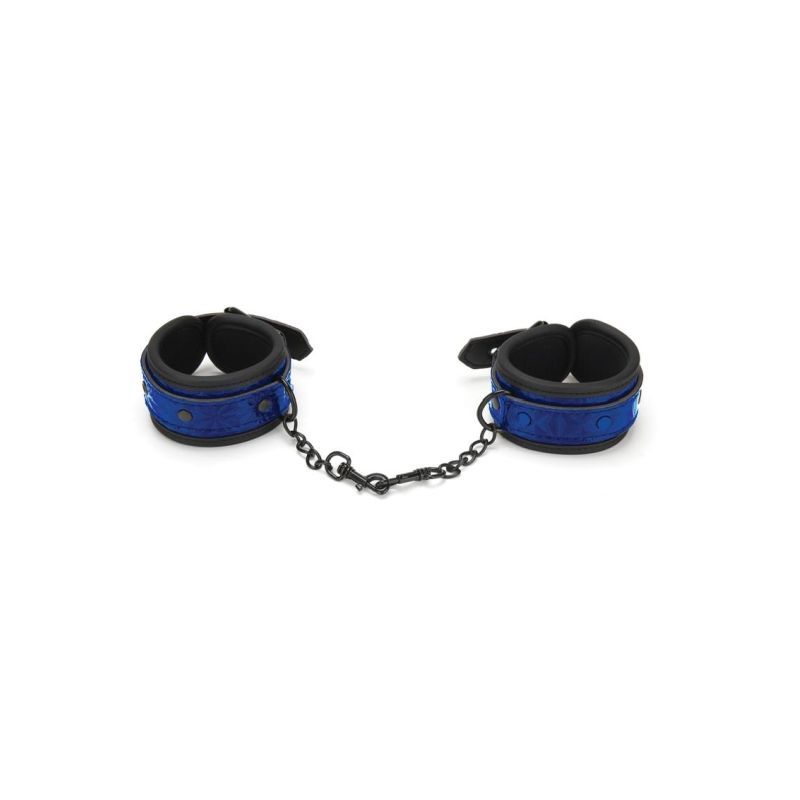 Whip Smart Diamond Handcuffs in Blue > Bondage Gear > Handcuffs Main image