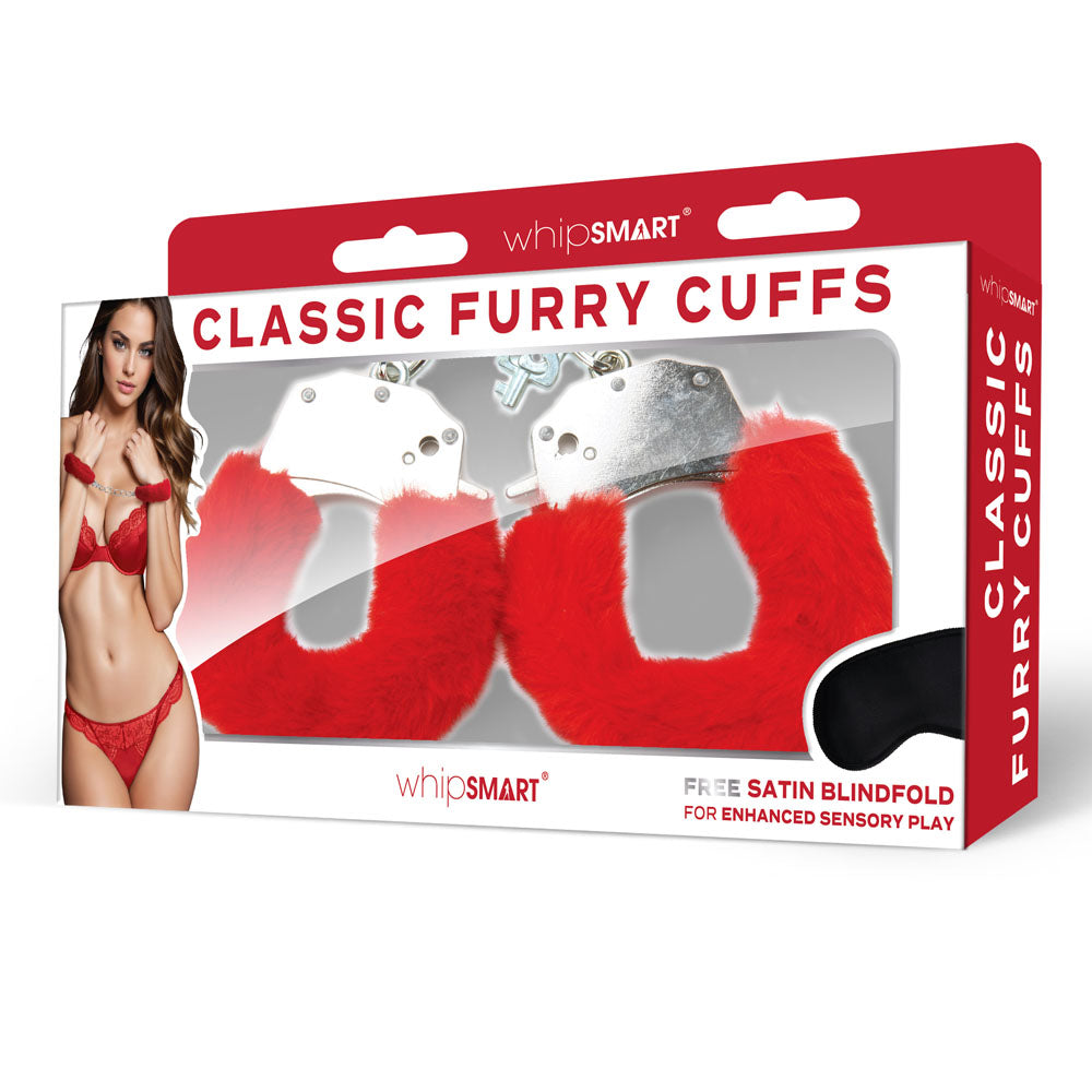 WhipSmart Classic Furry Cuffs – Luxurious Faux Fur Comfort > Bondage Gear > Handcuffs