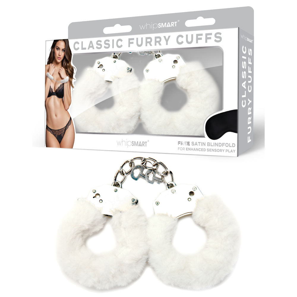 WhipSmart Classic Furry Cuffs – Luxurious Faux Fur Comfort > Bondage Gear > Handcuffs