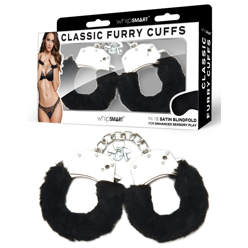 WhipSmart Classic Furry Cuffs – Sumptuously Soft Faux Fur > Bondage Gear > Handcuffs Main image