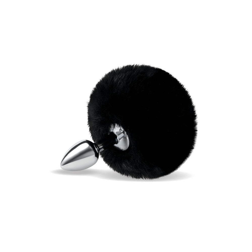 WhipSmart Furry Tales Bunny Tail Black Metal Plug > Anal Range > Tail Butt Plugs