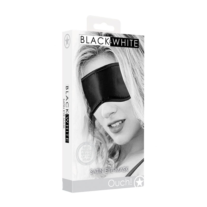 White Satin Eye Mask Blindfold – Silky Satin Sleep Mask > Bondage Gear > Blindfolds Main image