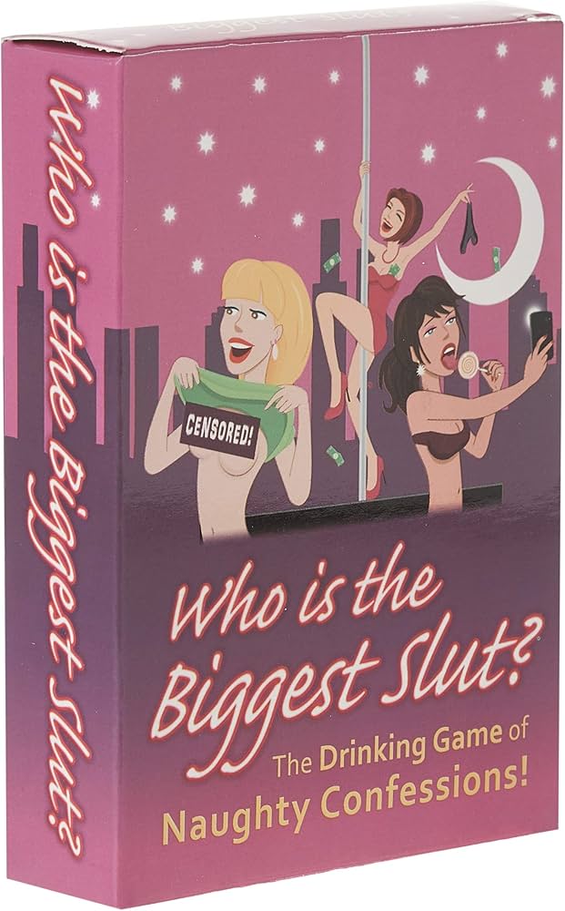 Who Is The Biggest Slut Card Game - Ultimate Wild Drinking Game with Spicy Questions > Novelties > Card Games
