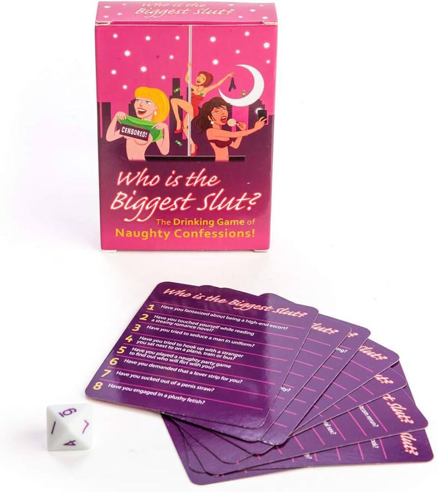 Who Is The Biggest Slut Card Game - Ultimate Wild Drinking Game with Spicy Questions > Novelties > Card Games