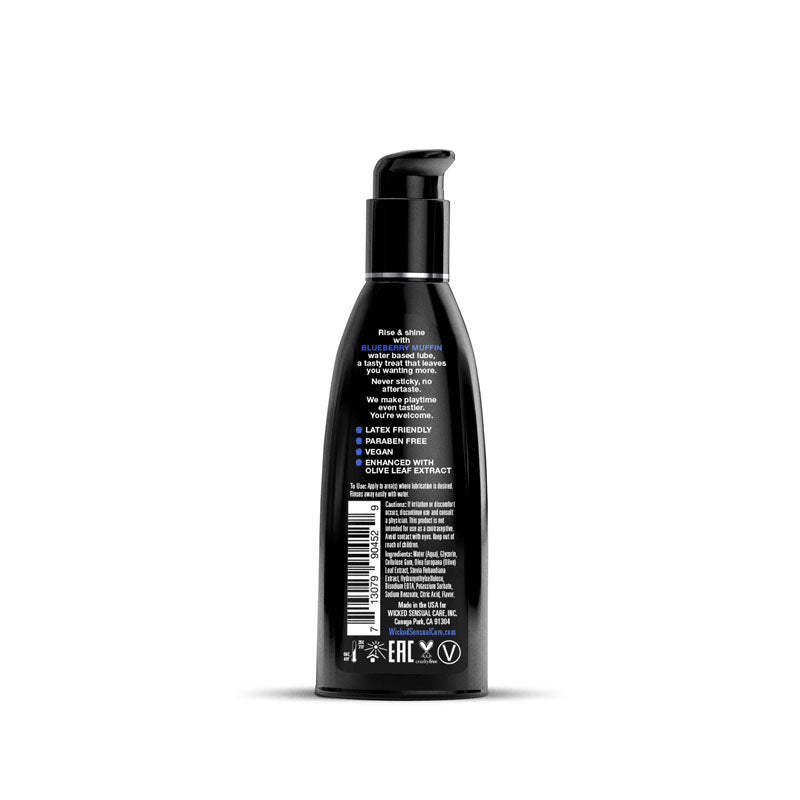 Wicked Aqua Blueberry Muffin Water Based Lubricant 60ml