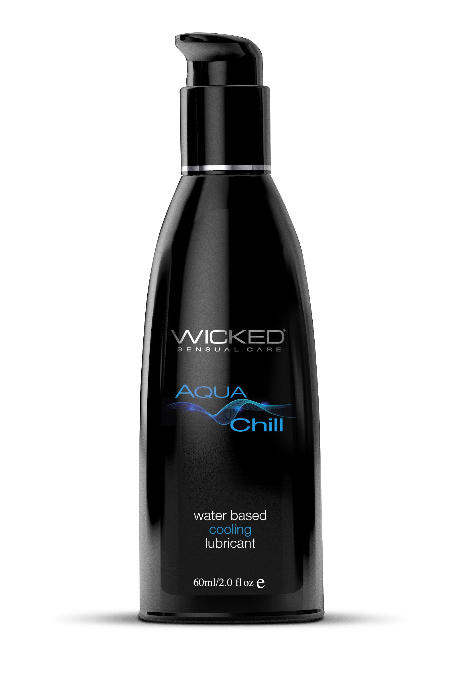 Wicked Aqua Chill Cooling Water Based Lubricant 60 mls 2 Ounces Water Based Lube