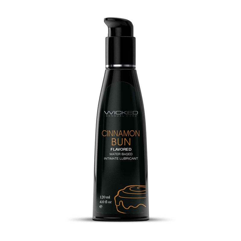 Wicked Aqua Cinnamon Bun Lubricant 120ml (4 oz) - Sweet Pleasure > Lube > Flavoured