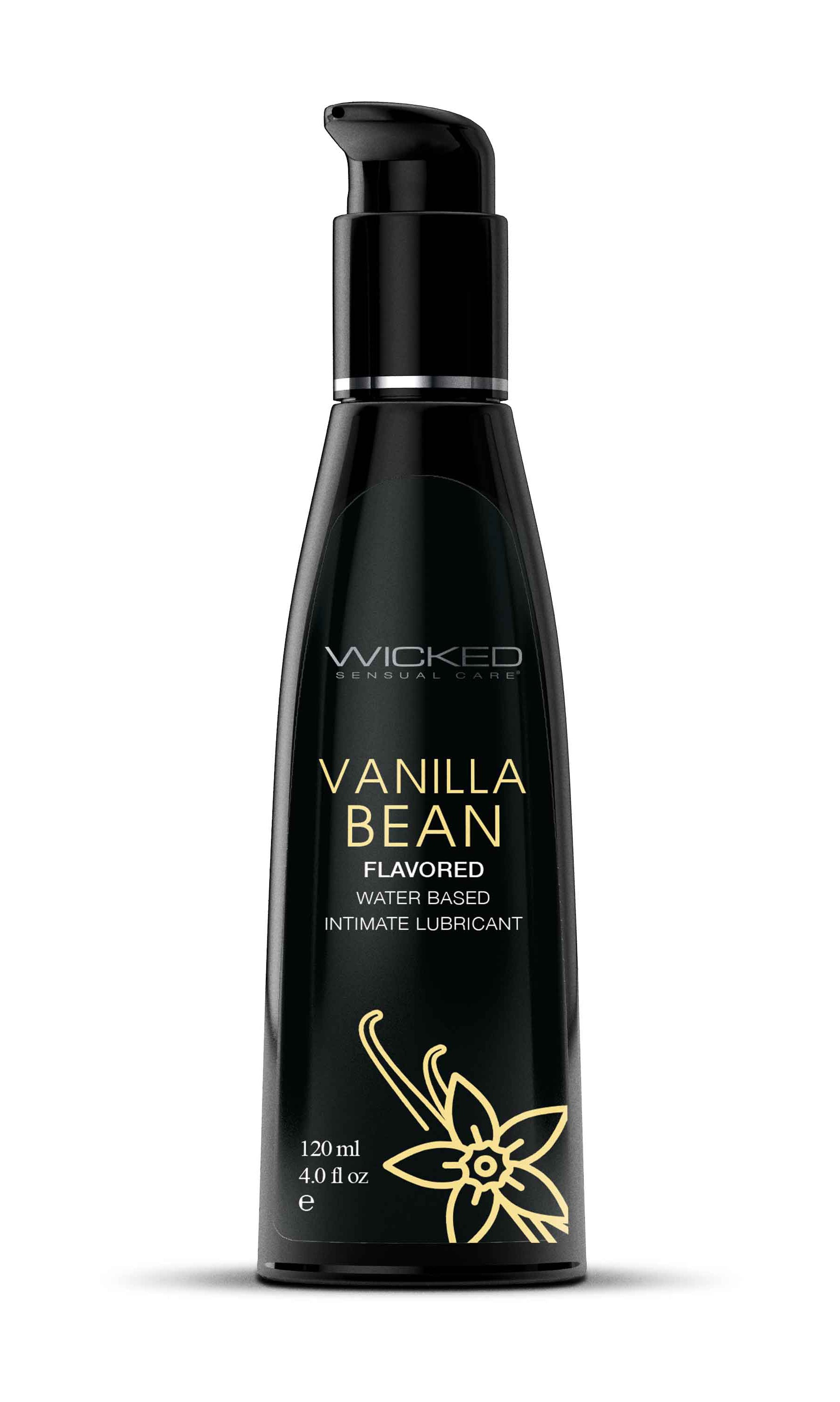Wicked Aqua Vanilla Bean Water Based Lubricant – 60ml & 120ml Secondary image