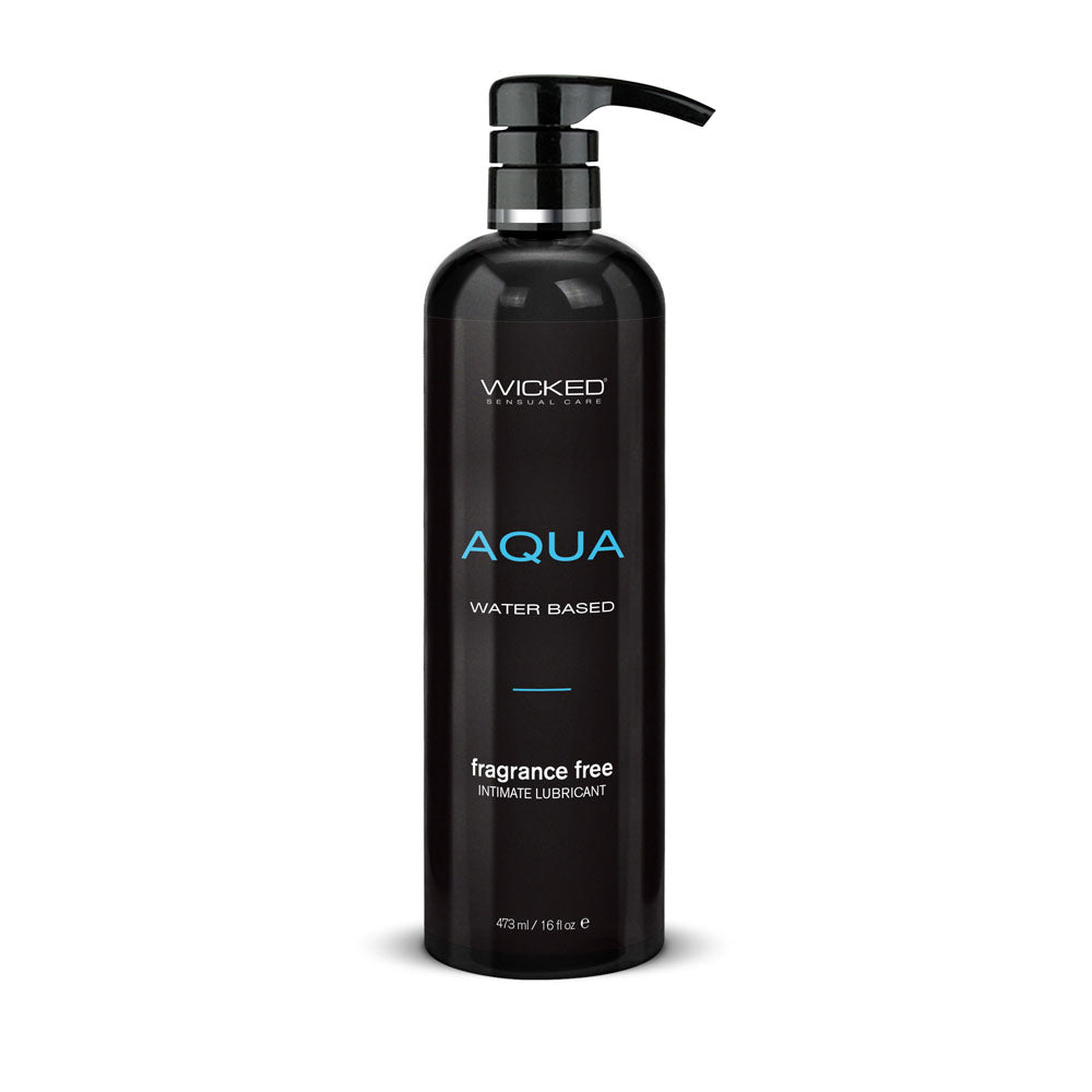 Wicked Aqua Water Based Lubricant 473ml > Lube > Water Based Main image