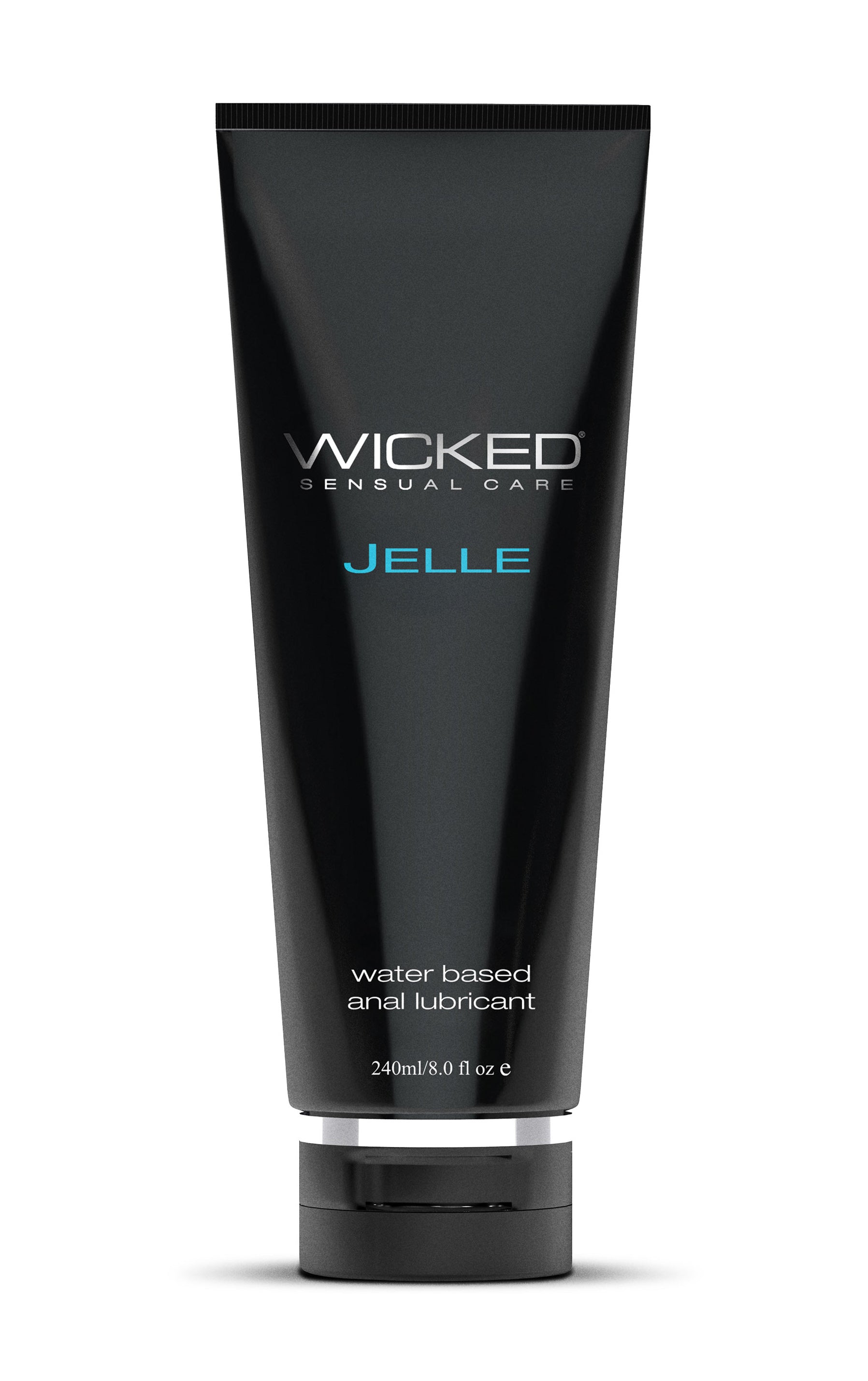 Wicked Jelle Water Based Anal Lubricant 240 ml 8 Ounce Bottle Anal Lubricant