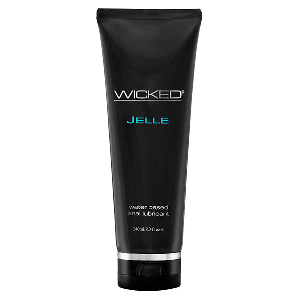 Wicked Jelle Water Based Anal Lubricant 240ml 8 Ounce Bottle > Lube > Anal Main image